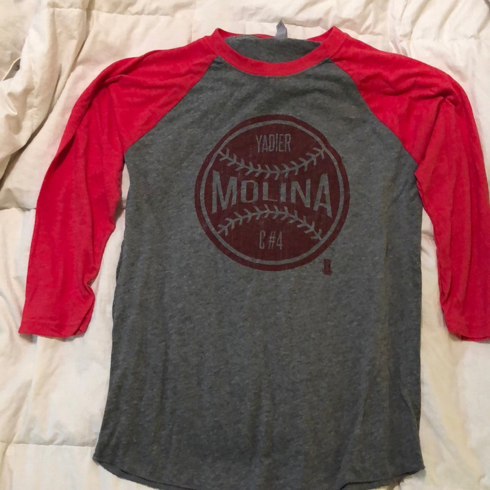 Cardinals Molina baseball tee